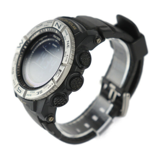 CASIO カシオ PRO TREK プロ トレック 腕時計 PRW-3510-1JF ステンレススチール 樹脂系 シルバー ブラック タフソーラー 電波