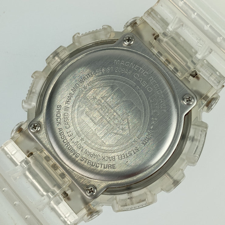 CASIO カシオ 腕時計 G-SHOCK 40th Clear Remix Gショック 40周年記念 クリアリミックス GA-114RX-7AJR クリア 樹脂 ステンレス メンズ アナデジ クオーツ