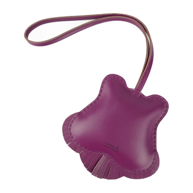 New, unused, display item, HERMES Hermes bag charm, petit H Charm Tigre, Petit H H Charm "Tiger H" - Purple, Anjou Milo, Unisex