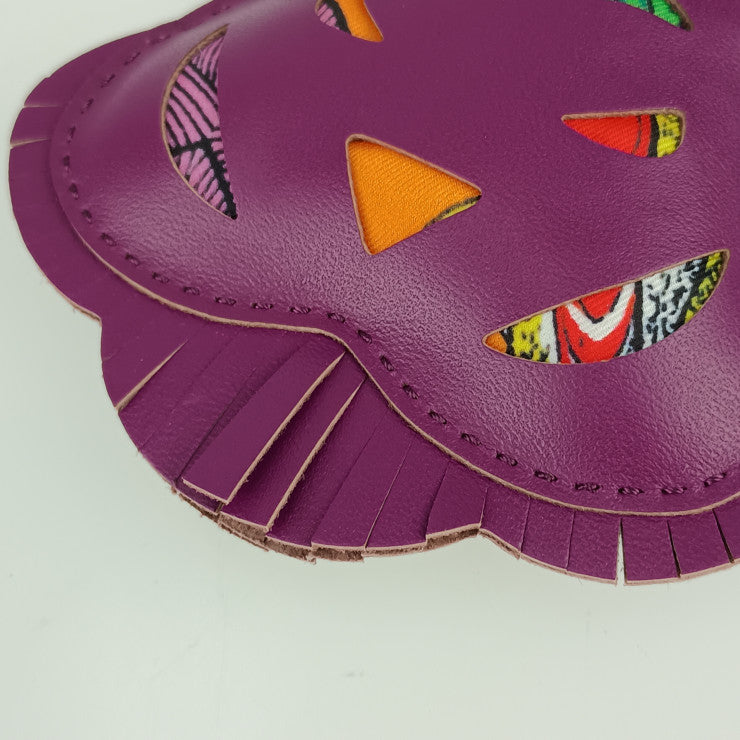 New, unused, display item, HERMES Hermes bag charm, petit H Charm Tigre, Petit H H Charm "Tiger H" - Purple, Anjou Milo, Unisex