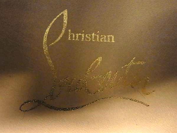 Christian Louboutin クリスチャンルブタン スニーカー ルイス ジュニア スパイク オルラト - グレー系 マルチカラー ナイロン系 ラバー レザー メンズ ローカット スパイクスタッズ 参考サイズ27cm