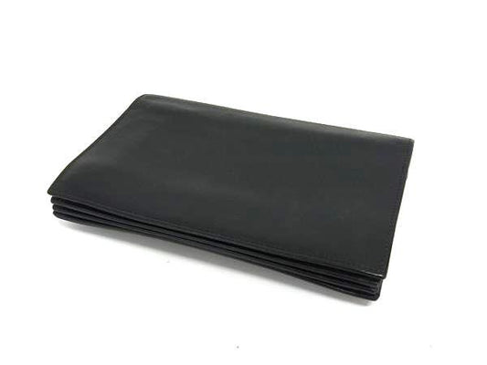 GIANNI VERSACE ジャンニ ヴェルサーチ 財布 フラップウォレット - ブラック レザー ユニセックス ゴールド金具