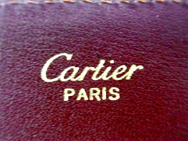 Cartier カルティエ クラッチバッグ マストライン - ボルドー レザー ユニセックス セカンドバッグ ヴィンテージ