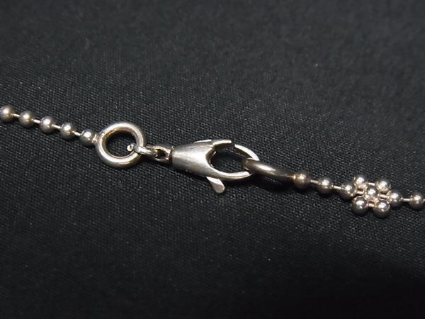 GUCCI グッチ ネックレス インターロッキングG 479221 シルバー Ag925 レディース フラワー型ボールチェーン