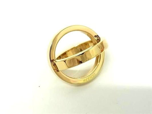 美品 HERMES エルメス スカーフリング コスモス - ゴールド メタル レディース