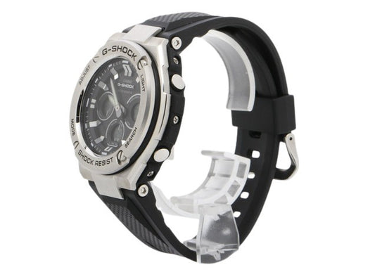 CASIO カシオ 腕時計 G-SHOCK Gスチール GST-W310-1AJF シルバー ブラック 樹脂 / ステンレス メンズ 電波ソーラー アナデジ