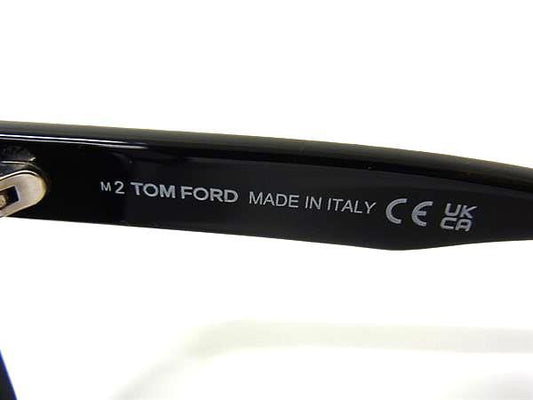 TOM FORD トムフォード サングラス Brooklyn ブルックリン TF833FN ブラック クリアブラック プラスチック ユニセックス 美品