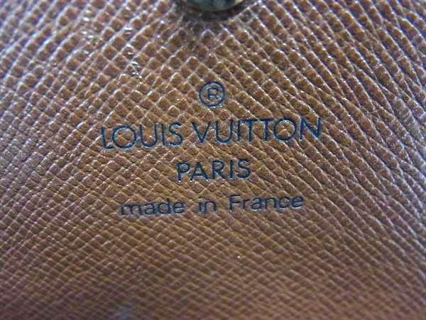LOUIS VUITTON ルイヴィトン 財布 モノグラム ポルトモネ ビエトレゾール M61730 ブラウン PVC レザー レディース 二つ折り 財布