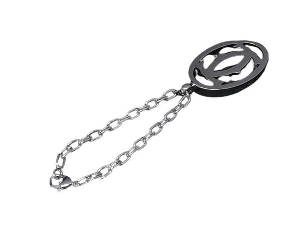 Cartier カルティエ キーホルダー 2C シルバー メタル ユニセックス 超美品
