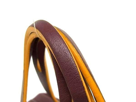 美品 LOEWE ロエベ ハンドバッグ エルカノ - ボルドー系 レザー レディース