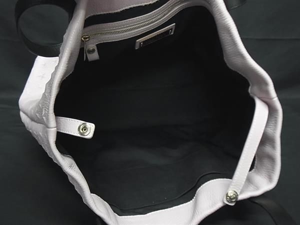 JIMMY CHOO ジミーチュウ トートバッグ ピムリコ パープル系 ブラック レザー レディース エンボス スタースタッズ