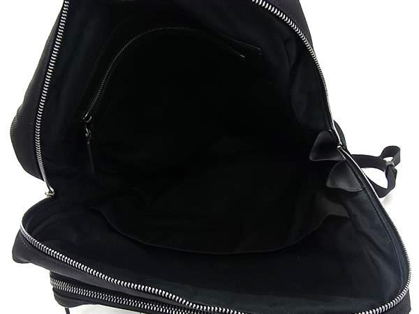 VALENTINO GARAVANI ヴァレンティノ ガラヴァーニ ショルダーバッグ Supervee VLTN バックパック VY2B0A53DZK ブラック テキスタイル × レザー メンズ 美品