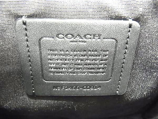 COACH コーチ ショルダーバッグ ルーカス クロスボディ CO914 ブラック レザー メンズ ミニバッグ ポシェット 美品