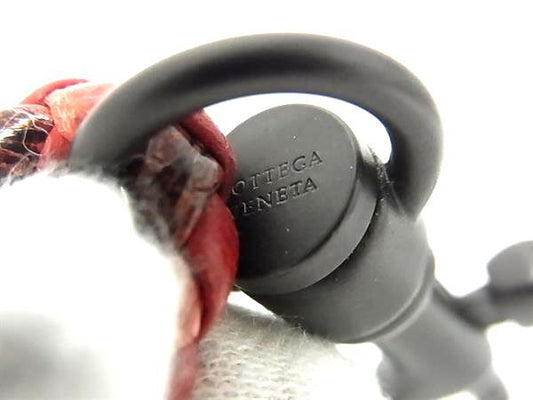 BOTTEGA VENETA ボッテガヴェネタ ストラップ イントレチャート アイヤーズ レッド パイソン ユニセックス 美品