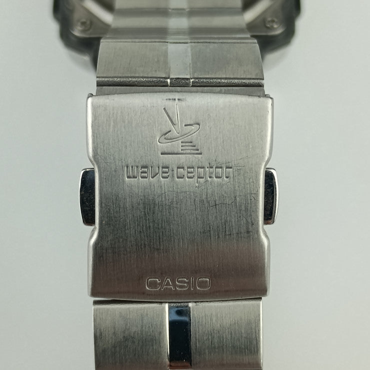 CASIO カシオ WAVE CEPTOR ウェーブセプター 腕時計 CASIO WV-59J シルバー ステンレススチール メンズ デジタル クォーツ 電波時計