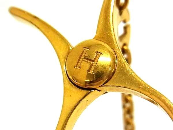 HERMES エルメス グローブホルダー フィルー - ゴールド メタル ユニセックス