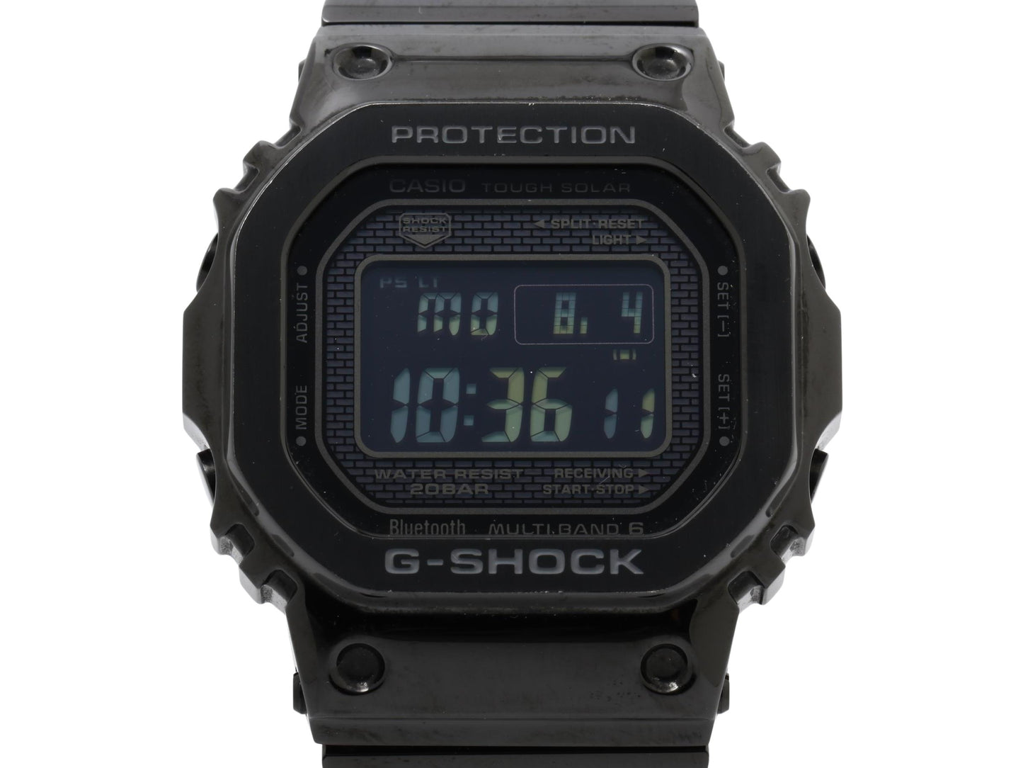 CASIO カシオ 腕時計 G-SHOCK フルメタル GMW-B5000GD-1JF ブラック デジタル文字盤 ステンレス メンズ デジタル ソーラー電波