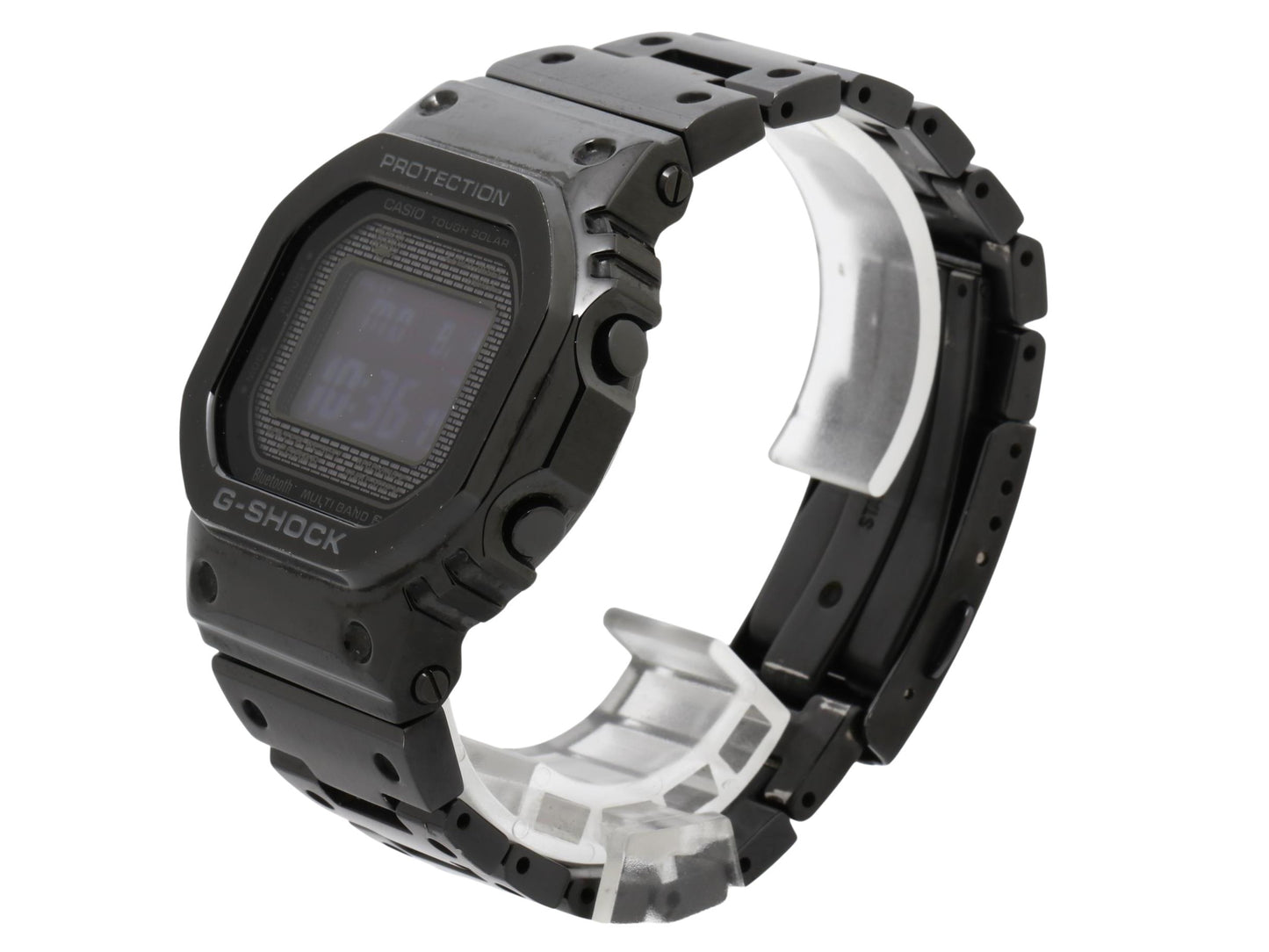 CASIO カシオ 腕時計 G-SHOCK フルメタル GMW-B5000GD-1JF ブラック デジタル文字盤 ステンレス メンズ デジタル ソーラー電波
