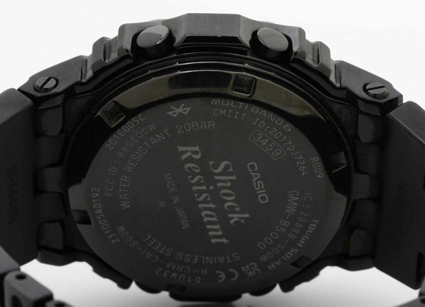 CASIO カシオ 腕時計 G-SHOCK フルメタル GMW-B5000GD-1JF ブラック デジタル文字盤 ステンレス メンズ デジタル ソーラー電波