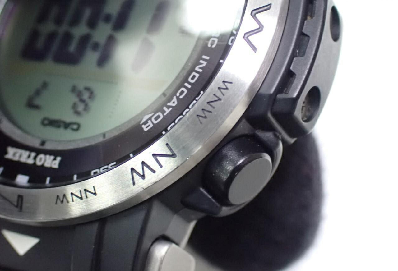 CASIO カシオ 腕時計 プロトレック クライマーライン PRW-30-1AJF シルバー ブラック デジタル文字盤 樹脂 ステンレス メンズ デジタル ソーラー電波