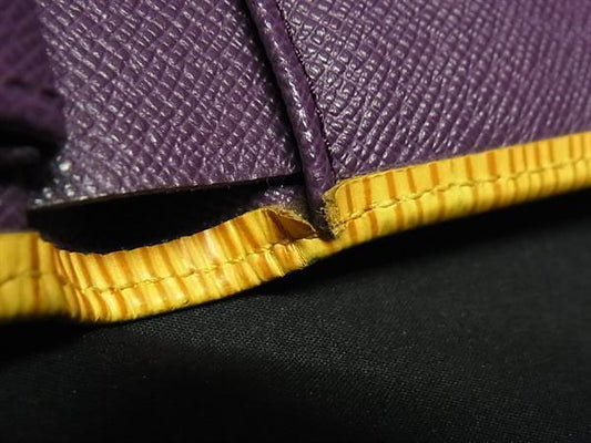 LOUIS VUITTON ルイヴィトン 財布 ポルトトレゾールエテュイパピエ M63719 ジョーヌ(イエロー系) エピ レディース 三つ折り 財布