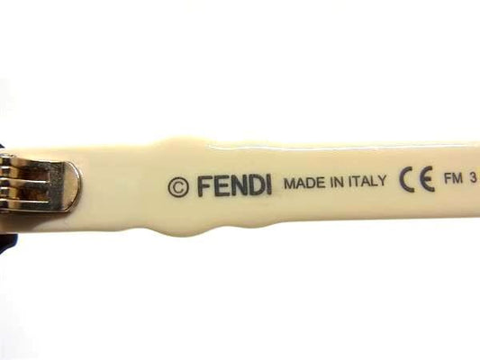 FENDI フェンディ サングラス FF 0268/F/S ブラウン クリアブルー プラスチック ユニセックス 美品