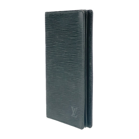 LOUIS VUITTON ルイ ヴィトン 長財布 ポルトカルトクレディ円 M63212(旧型) ブラック エピレザー メンズ 二つ折り 札入れ