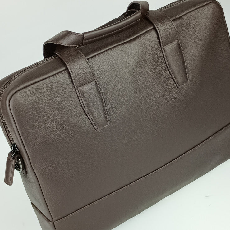 超美品 S.T.Dupont エス テー デュポン ビジネスバッグ ブリーフケース - ダークブラウン系 レザー メンズ 2WAY ショルダーバッグ