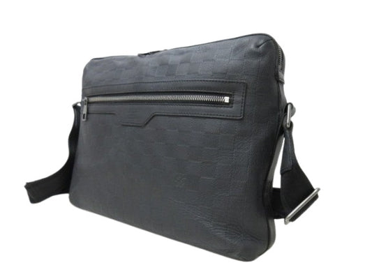 LOUIS VUITTON ルイヴィトン ショルダー バッグ カリプソMM N41201 オニキス ダミエアンフィニ メンズ シルバー金具