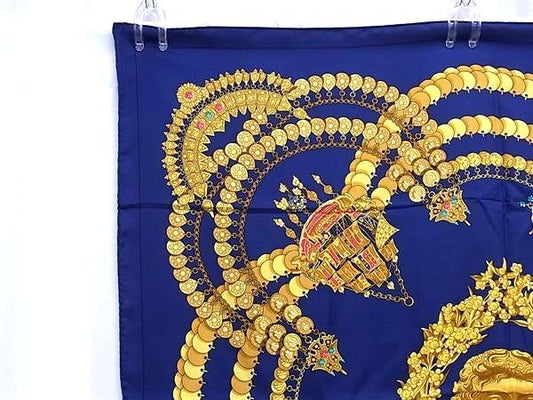 HERMES エルメス スカーフ カレ90 KOSMIMA 宇宙 - マルチカラー シルク100% レディース 大判 美品