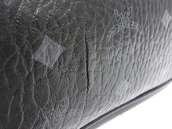 MCM エムシーエム リュックサック ヴィセトス MMK65VE38BK001 ブラック レザー ユニセックス スタッズ シルバー金具