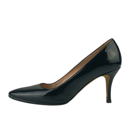 MANOLO BLAHNIK マノロブラニク パンプス パンプス ブラック パテントレザー レディース エナメル #36