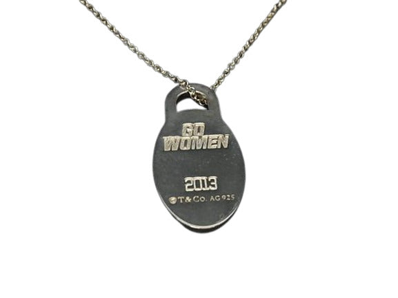 美品 TIFFANY&Co ティファニー ネックレス GO WOMEN 2013 - シルバー SV925 レディース