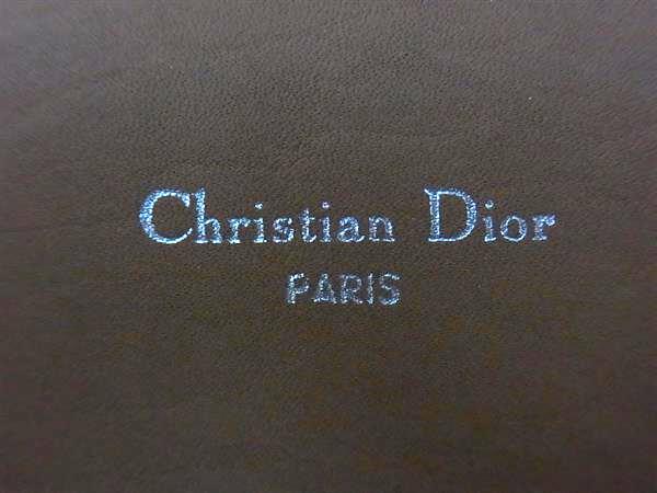 美品 ChristianDior クリスチャンディオール ハンドバッグ - - ブラウン系 レザー レディース