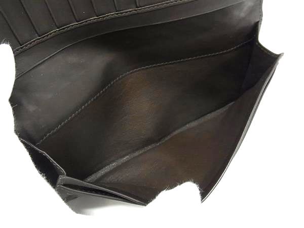 BOTTEGA VENETA ボッテガヴェネタ 財布 イントレチャート 120697 ブラウン レザー メンズ ニつ折り長財布