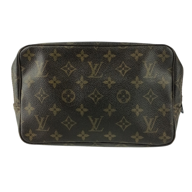 LOUIS VUITTON ルイヴィトン セカンドバッグ モノグラム トゥルース トワレット23 M47524 ブラウン PVC レザー ユニセックス ヴィンテージ ベタなし