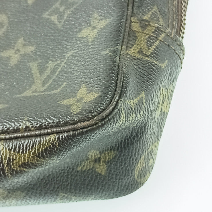 LOUIS VUITTON ルイヴィトン セカンドバッグ モノグラム トゥルース トワレット23 M47524 ブラウン PVC レザー ユニセックス ヴィンテージ ベタなし