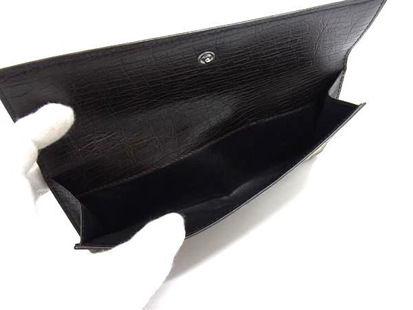 GUCCI グッチ 財布 GGスプリーム 115046 ベージュ ブラウン PVC レザー レディース Wホック 二つ折り 長財布 シルバー金具 美品