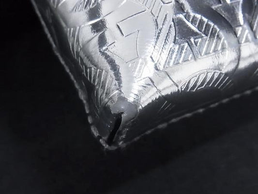 Salvatore Ferragamo フェラガモ ショルダーバッグ ガンチーニ GG24 0311 シルバー PVC×レザー ユニセックス