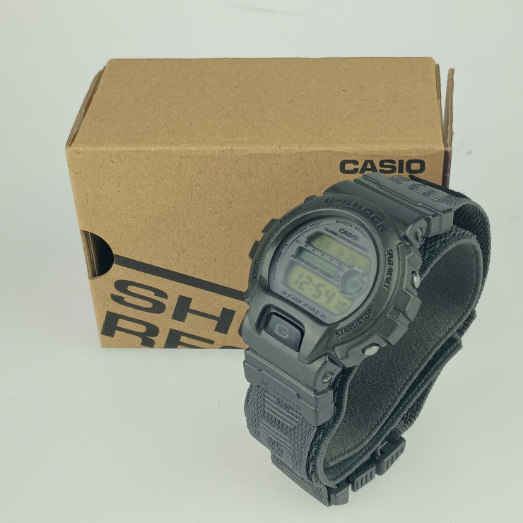 美品 CASIO カシオ 腕時計 G-SHOCK X-treme Gショック エクストリーム DW-6900X-8BT ガンメタリック系 グレー系 ステンレス 樹脂 メンズ クオーツ デジタル スポーツモデル