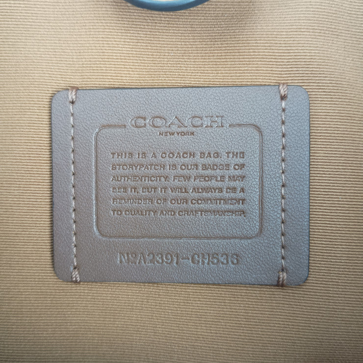 超美品 COACH コーチ トートバッグ HANNA CARRYALL ハンナ キャリーオール トートバッグ CH536 IVORY(アイボリー) ベージュ系 ペブルレザー レディース 2WAY ショルダーバッグ シルバー金具