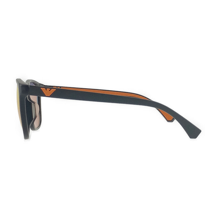 EMPORIO ARMANI エンポリオ アルマーニ サングラス アジアンフィット サングラス EA4129F 5752/F6 ブラウン系 オレンジ系 プラスチック メンズ 56□19 142