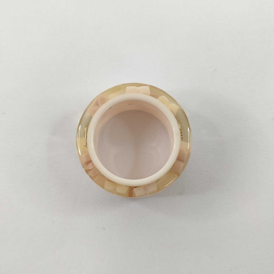 超美品 LOUIS VUITTON ルイ ヴィトン 指輪 リング・バーグ ファランドール M65816 ローズ レジン レディース #M