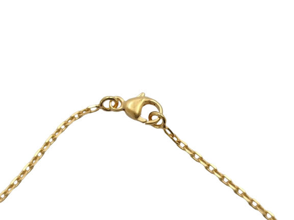 新品未使用展示品 HERMES エルメス ネックレス オーケリー PM - ゴールド レッド系 メタル スイフト レディース ペンダント D刻印