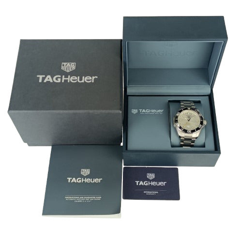 美品 TAG Heuer タグホイヤー 腕時計 アクアレーサープロフェッショナル300 キャリバー5 WBP201C.BA0632 シルバー文字盤 SS SS メンズ