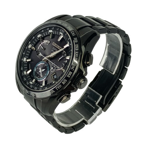 美品 SEIKO セイコー 腕時計 アストロンGPS 8X53-0AB0/SBXB049 ブラック文字盤 TI TI メンズ