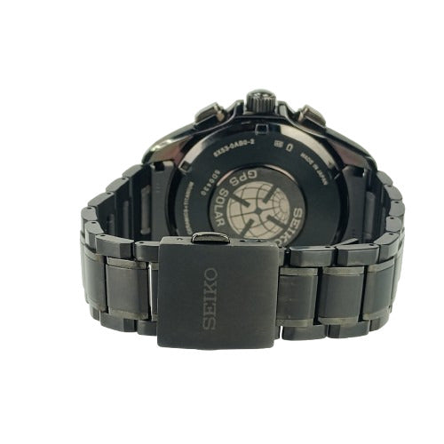 美品 SEIKO セイコー 腕時計 アストロンGPS 8X53-0AB0/SBXB049 ブラック文字盤 TI TI メンズ