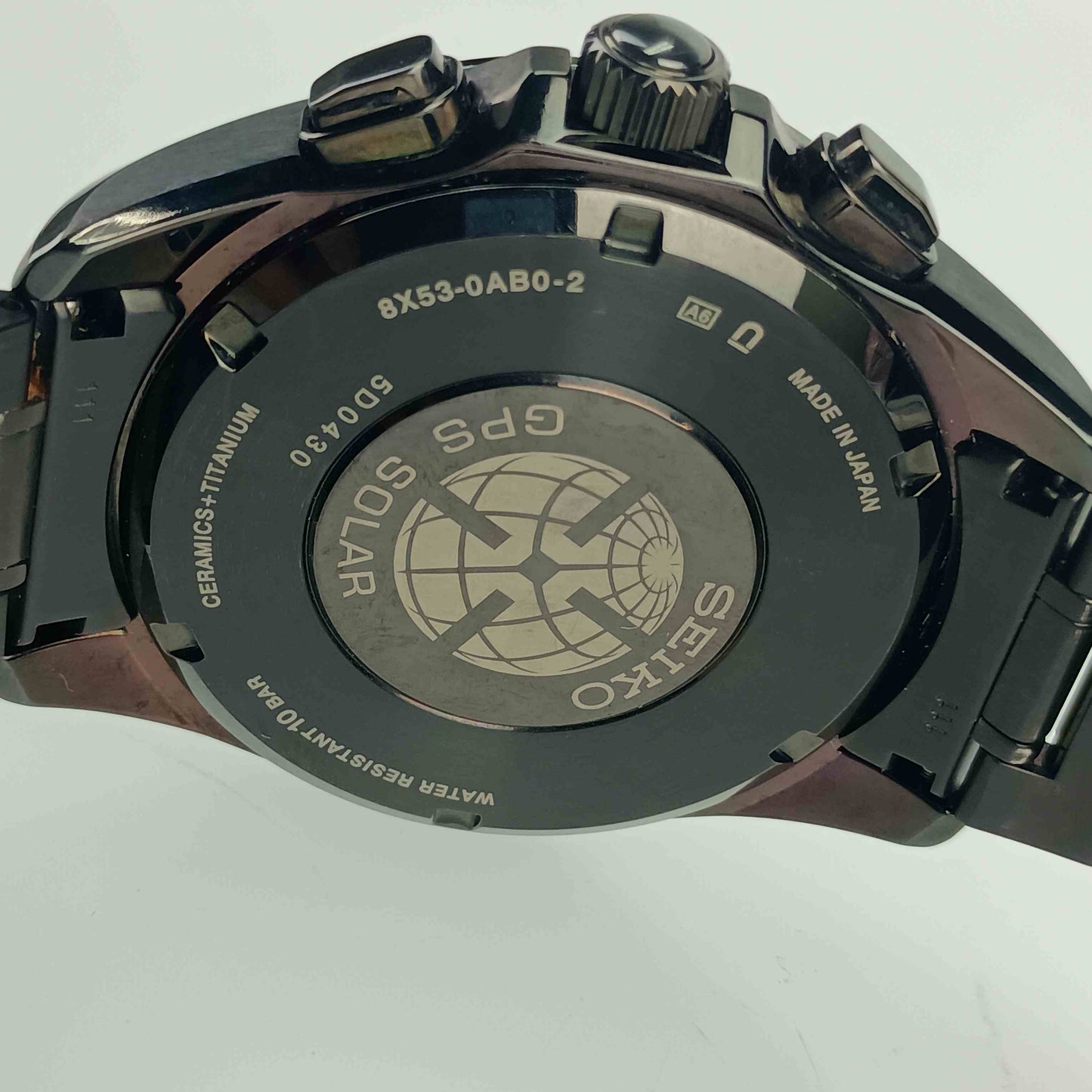 美品 SEIKO セイコー 腕時計 アストロンGPS 8X53-0AB0/SBXB049 ブラック文字盤 TI TI メンズ