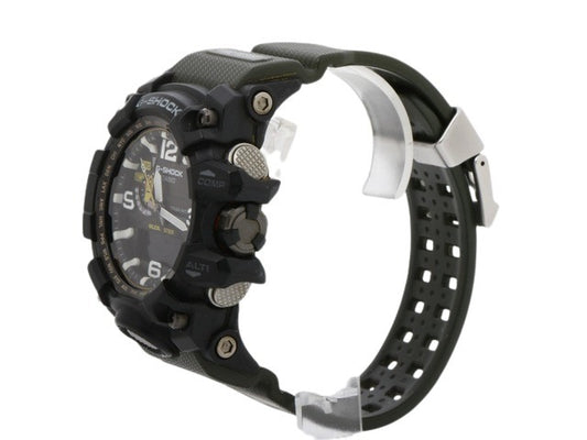 CASIO カシオ 腕時計 GSHOCK マッドマスター GWG 1000 1A3JF ブラック カーキグリーン 樹脂 ステンレス メンズ アナデジ 電波ソーラー