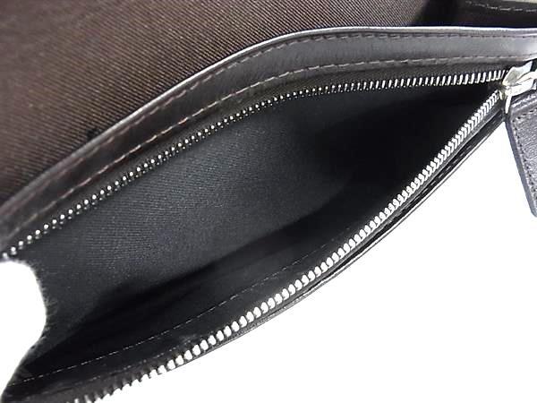 FENDI フェンディ 二つ折り財布 ズッカ 長財布 07 15828 001 ブラウン ブラック キャンバス×レザー レディース ヴィンテージ